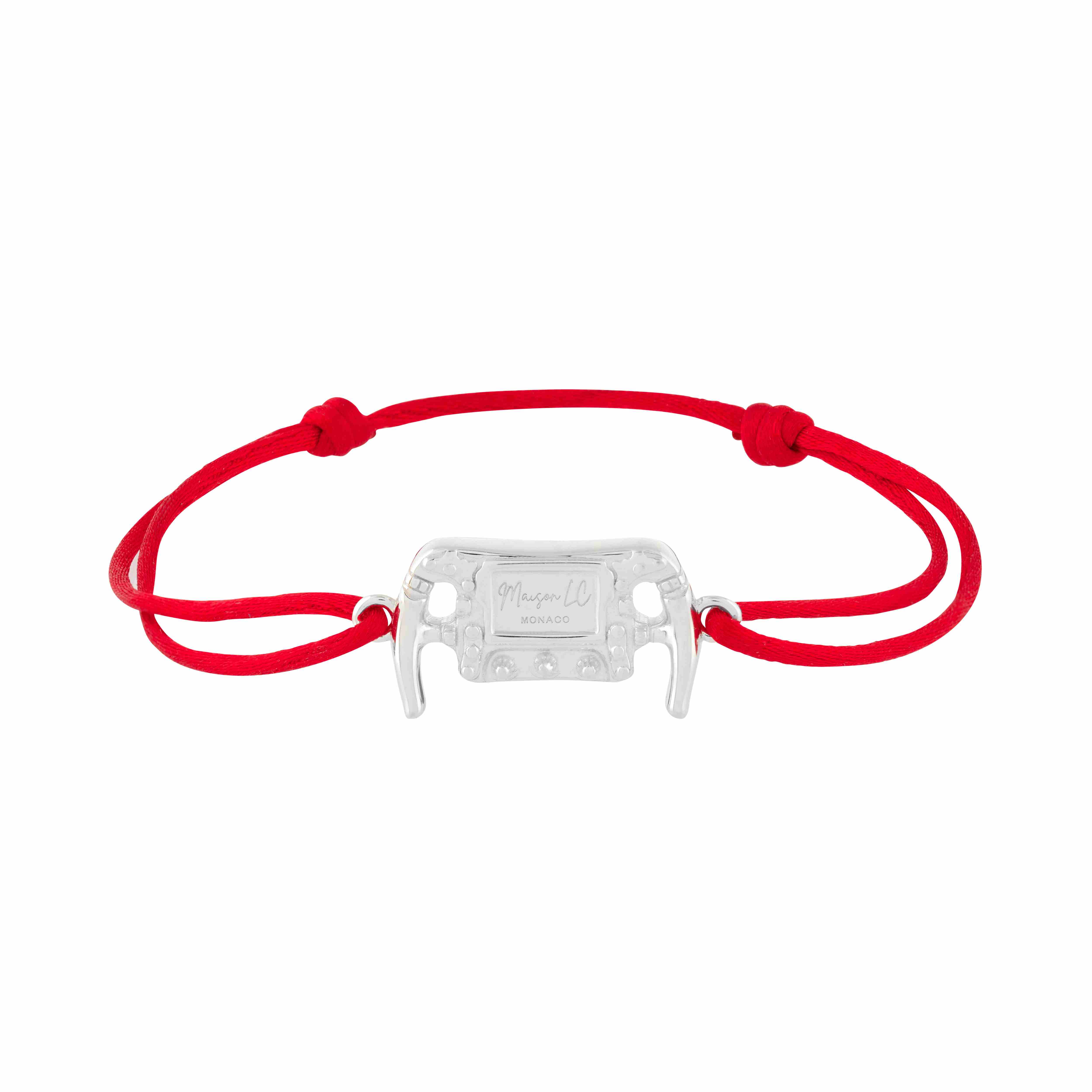 Bracelet GP Volant cordon rouge