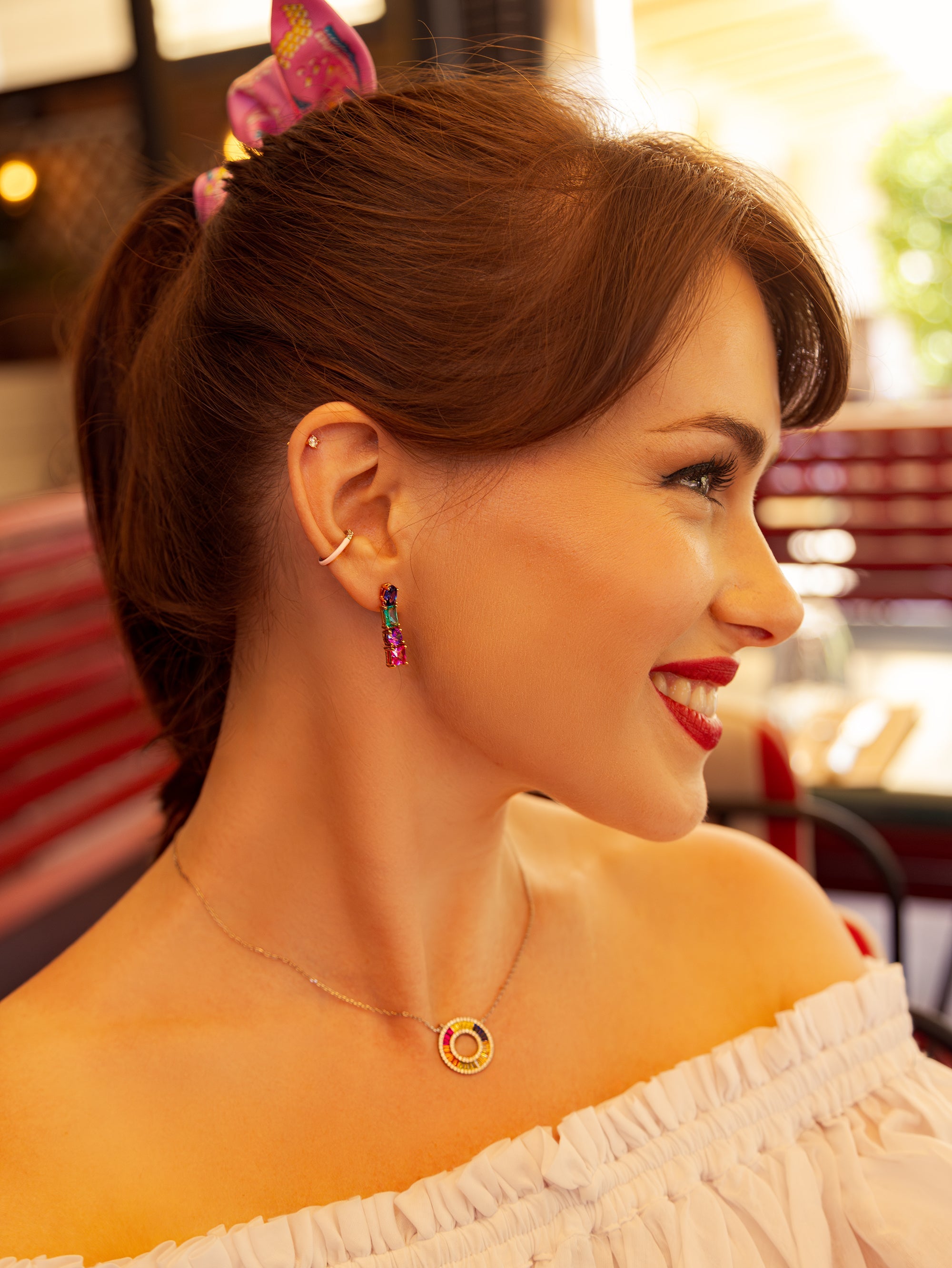 Bague d'oreille La vie en Rose