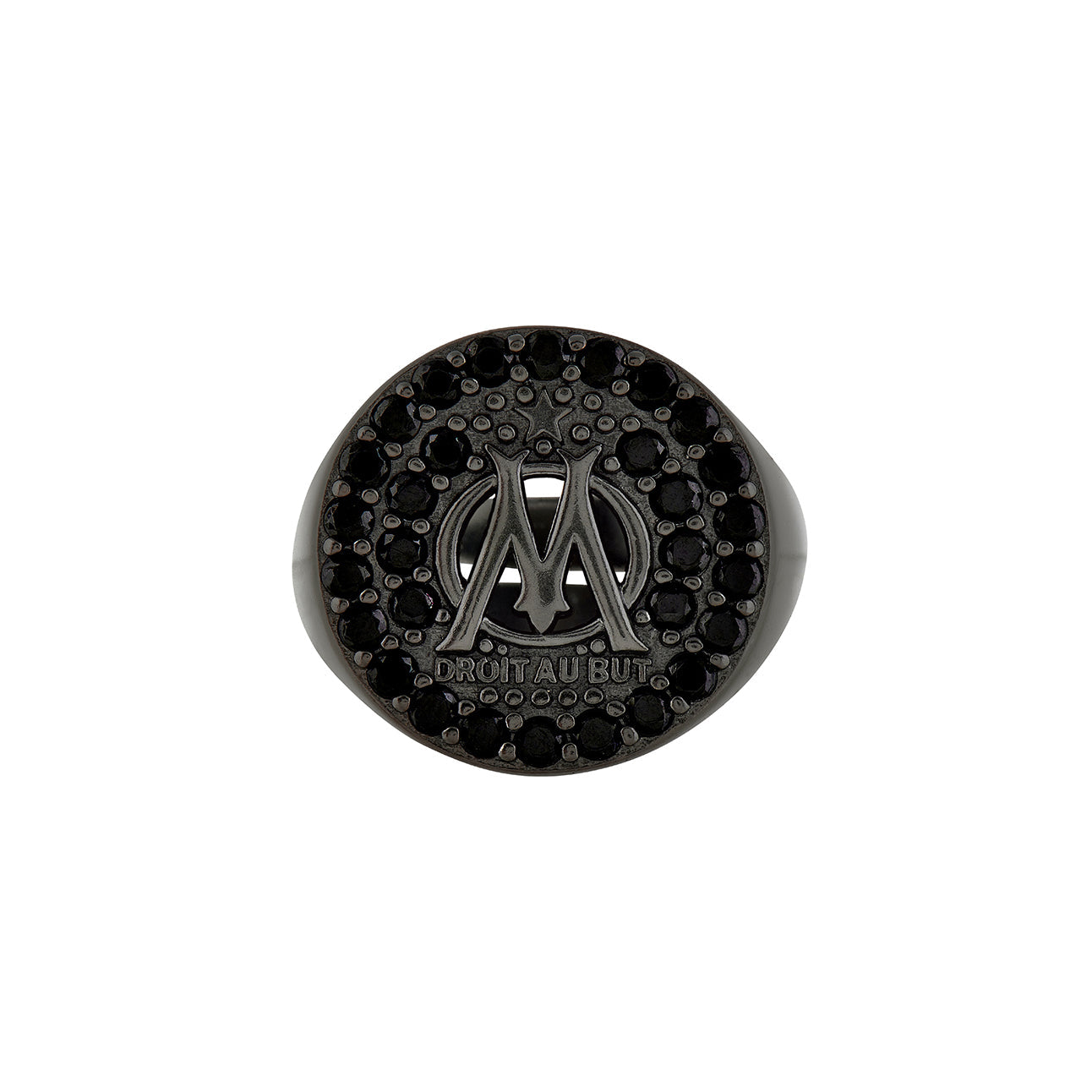 Chevalière So Black Collection Olympique de Marseille