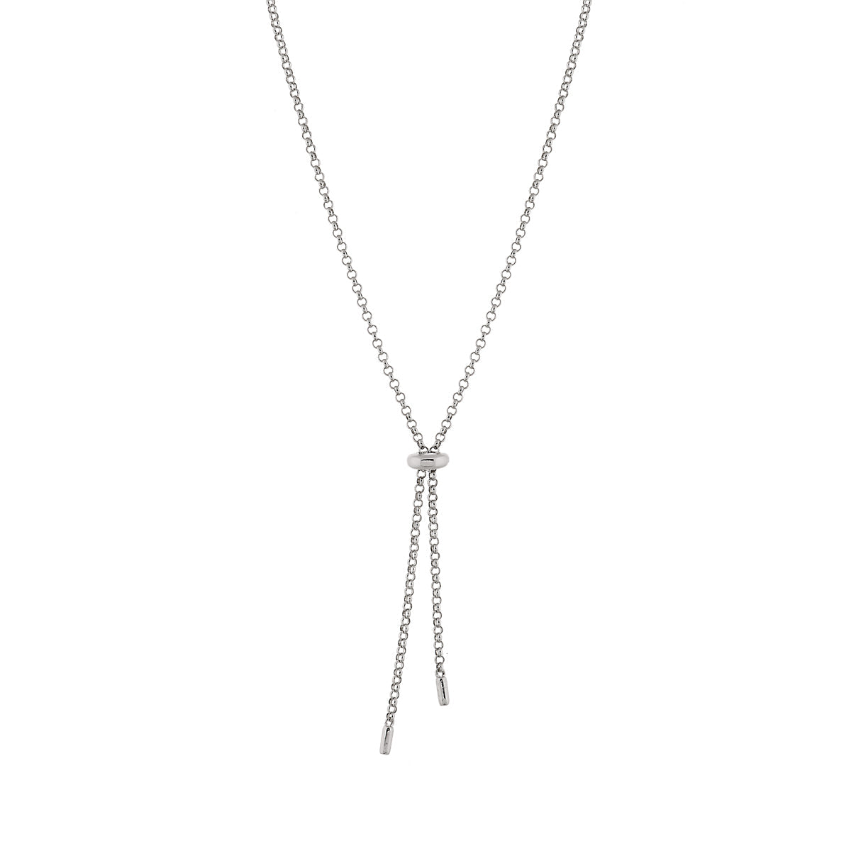 Collier pendentif rond argent Collection Olympique de Marseille