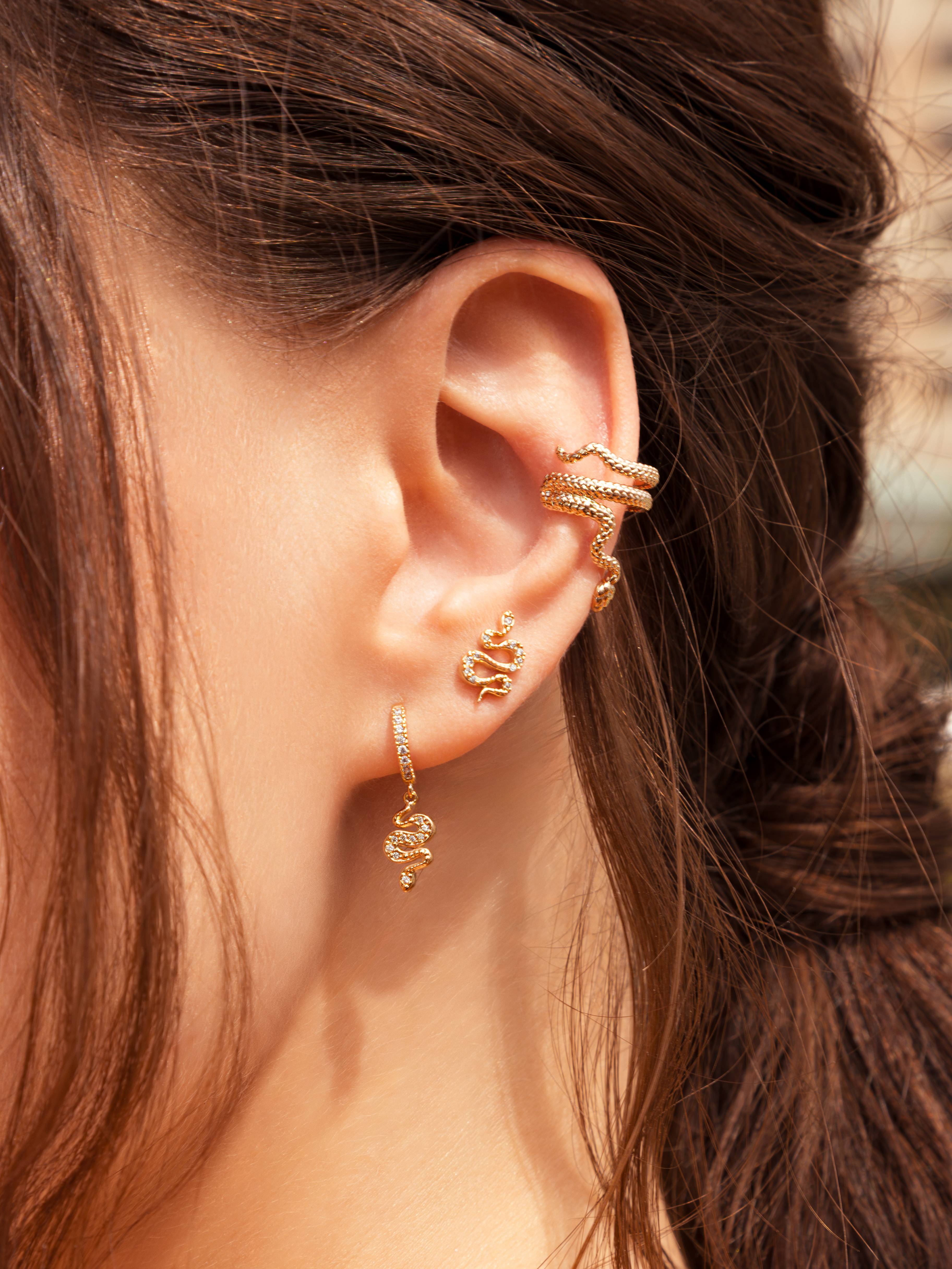 Boucles d'oreilles Little Medusa