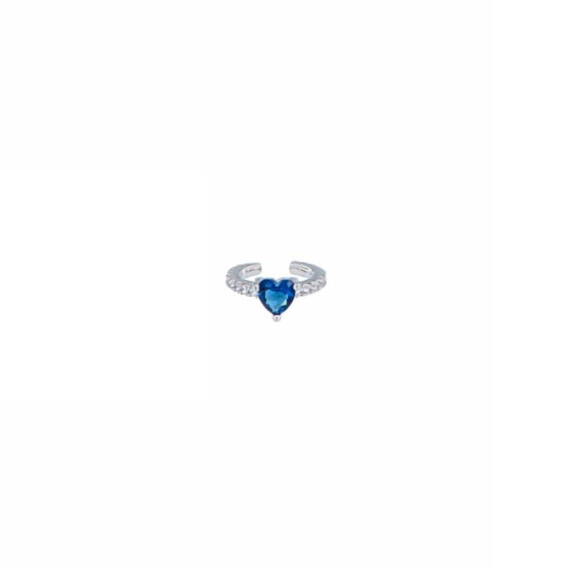 Bague d'oreille Diana bleue