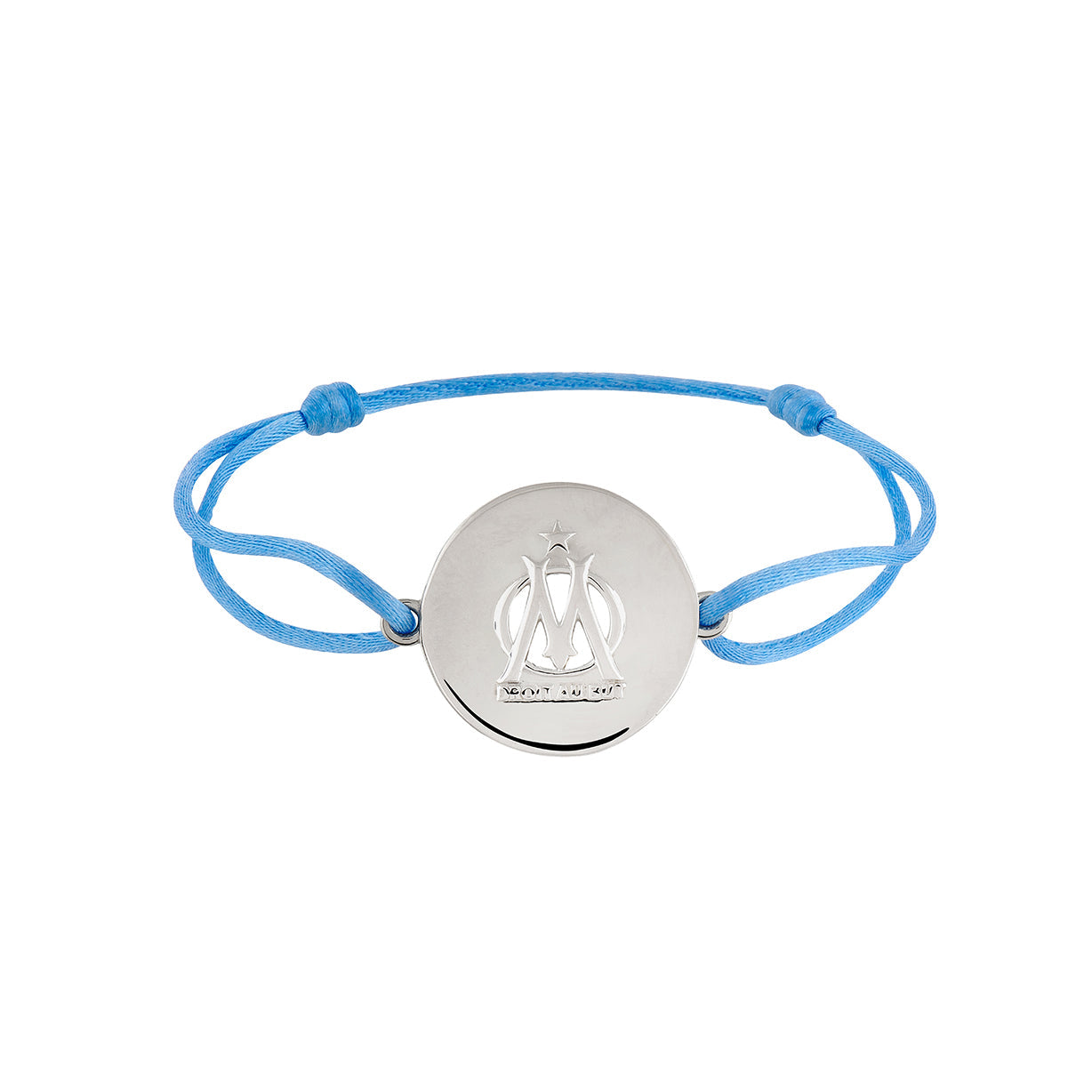 Bracelet cordon bleu Collection Olympique de Marseille
